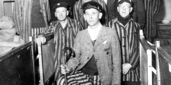 Prisoners in the Buchenwald concentration camp, 1945, Image No. 168867 coll. Cattoir, CegeSoma/State Archives, All rights reserved.