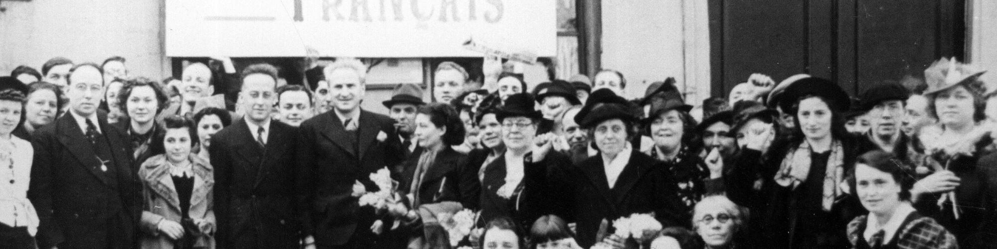 Photo no 35086, Communist demonstration, 1939, PCB archive, copyrights CegeSoma/State Archives