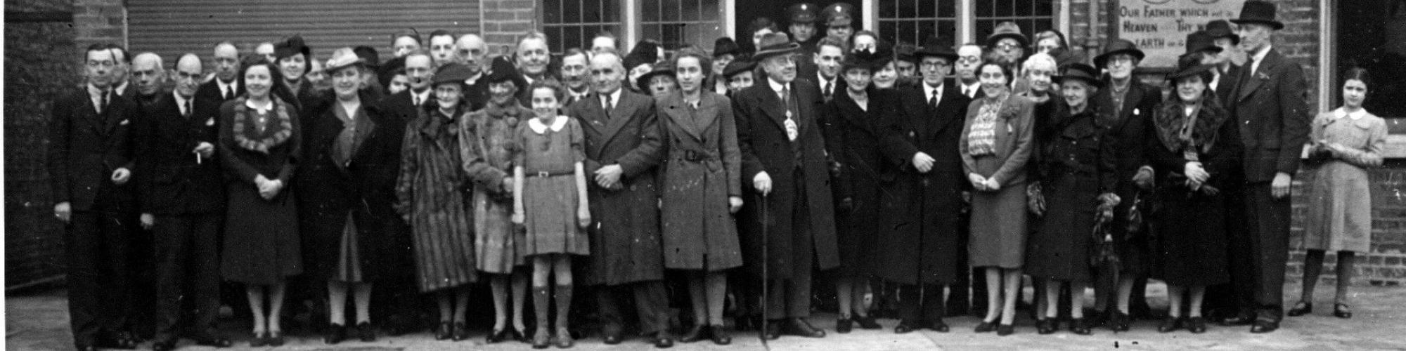 Réfugiés belges en Grande-Bretagne, Wimbledon, 2/1/1943 © CegeSoma/Archives de l'Etat